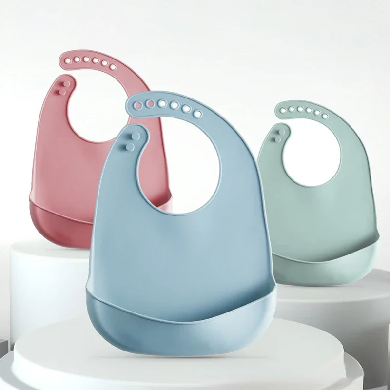 1/3 Pezzi Bavaglino Regolabile - Waterproof Baby Bibs Silicone recensione e prezzo